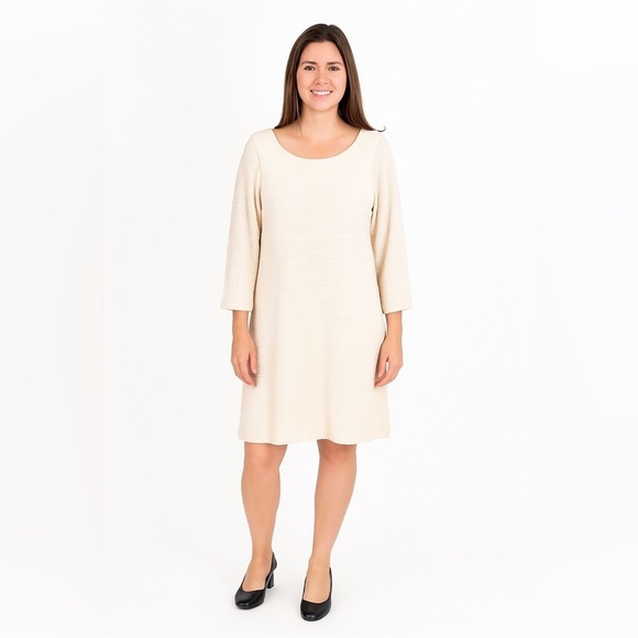 Monrow Cream Sweater Dress Size L - Picture 1 of 9